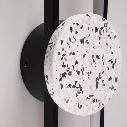 LED sienas gaismeklis FLORENTYNA LED/24W/230V 4000K melns/balts