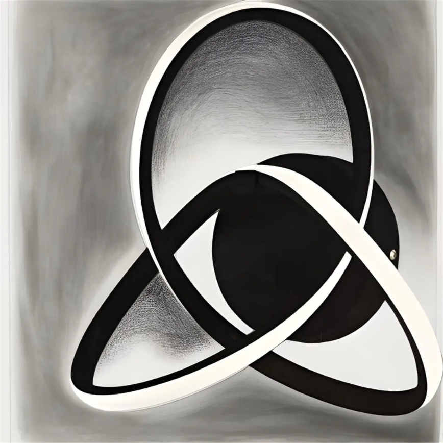 LED sienas gaismeklis INDIGO LED/14W/230V melns