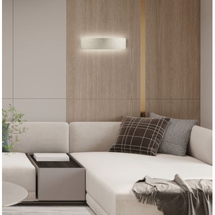 LED sienas gaismeklis KELDA LED/12W/230V 3000K/4000K sudraba