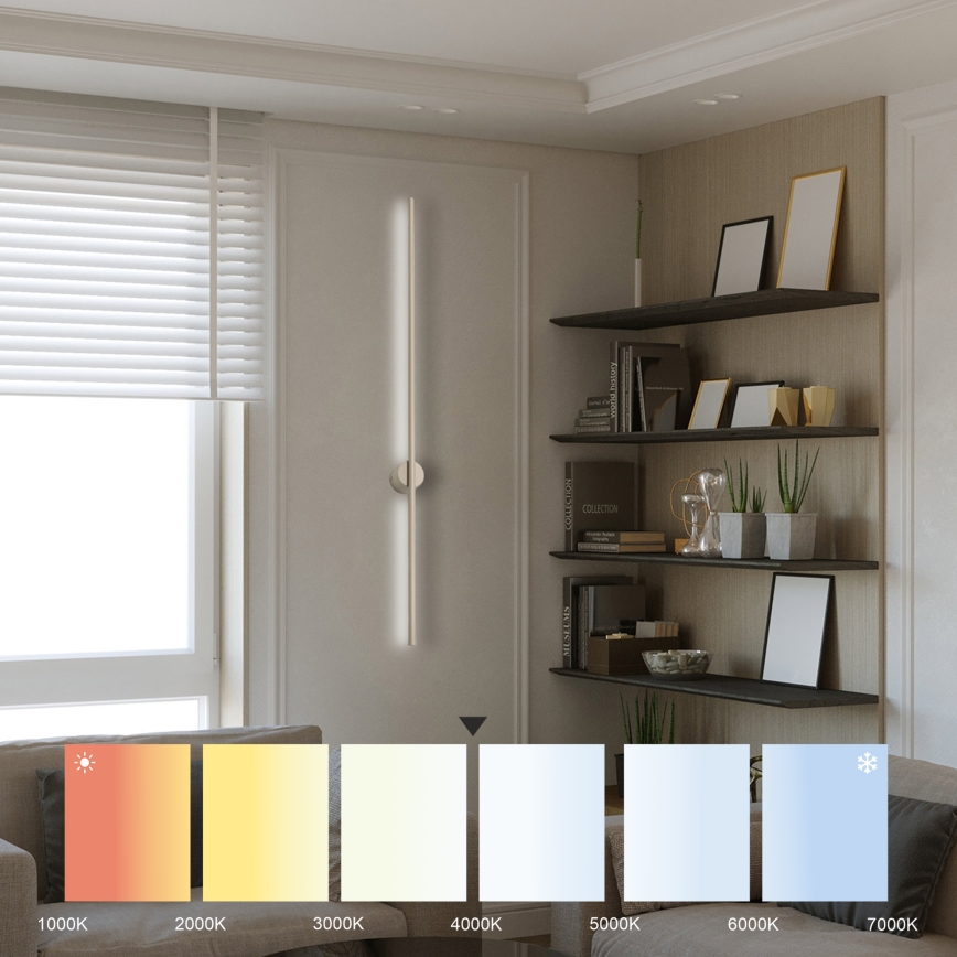 LED sienas gaismeklis LANA LED/12W/230V 4000K bēšs