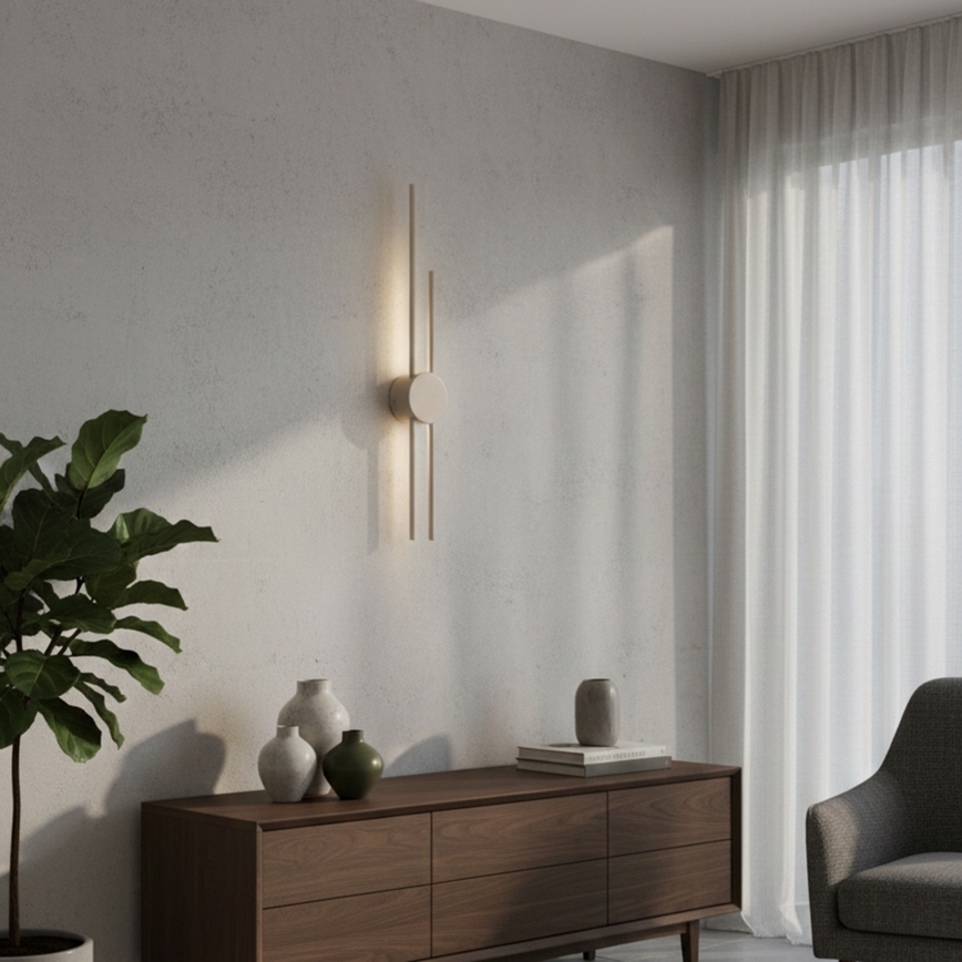 LED sienas gaismeklis LANA LED/15W/230V 4000K bēšs