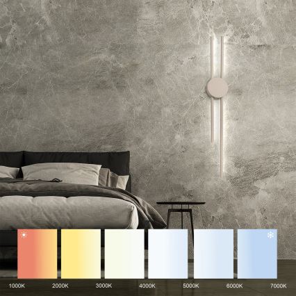 LED sienas gaismeklis LANA LED/15W/230V 4000K bēšs