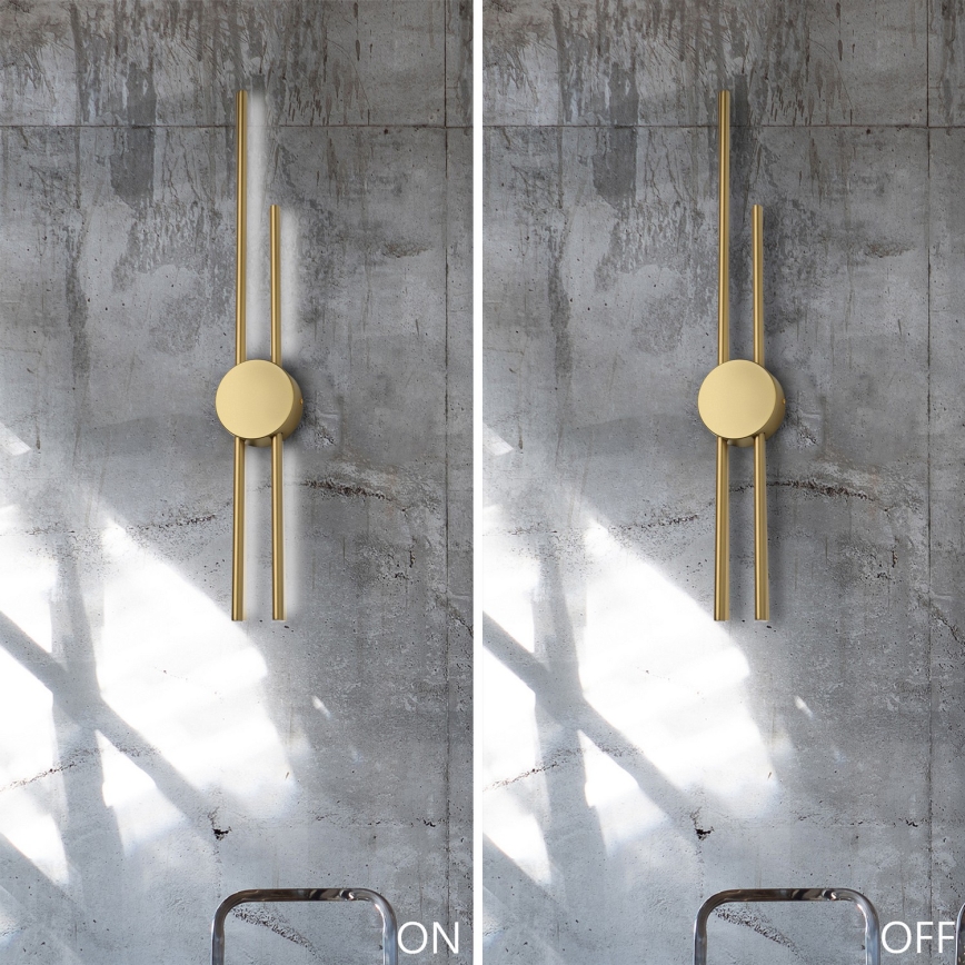 LED sienas gaismeklis LANA LED/15W/230V 4000K matēta zelta