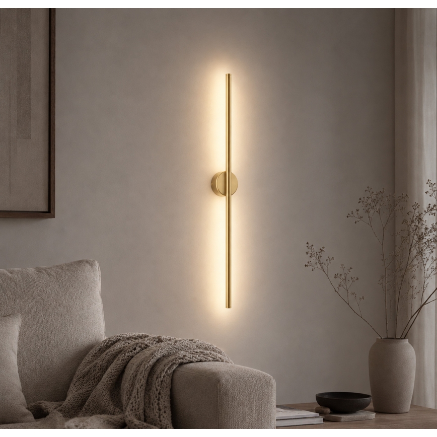 LED sienas gaismeklis LANA LED/7W/230V 4000K zelta