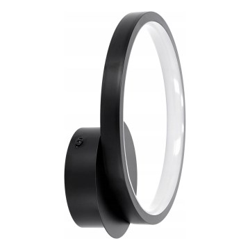 LED sienas gaismeklis LED/14W/230V melns