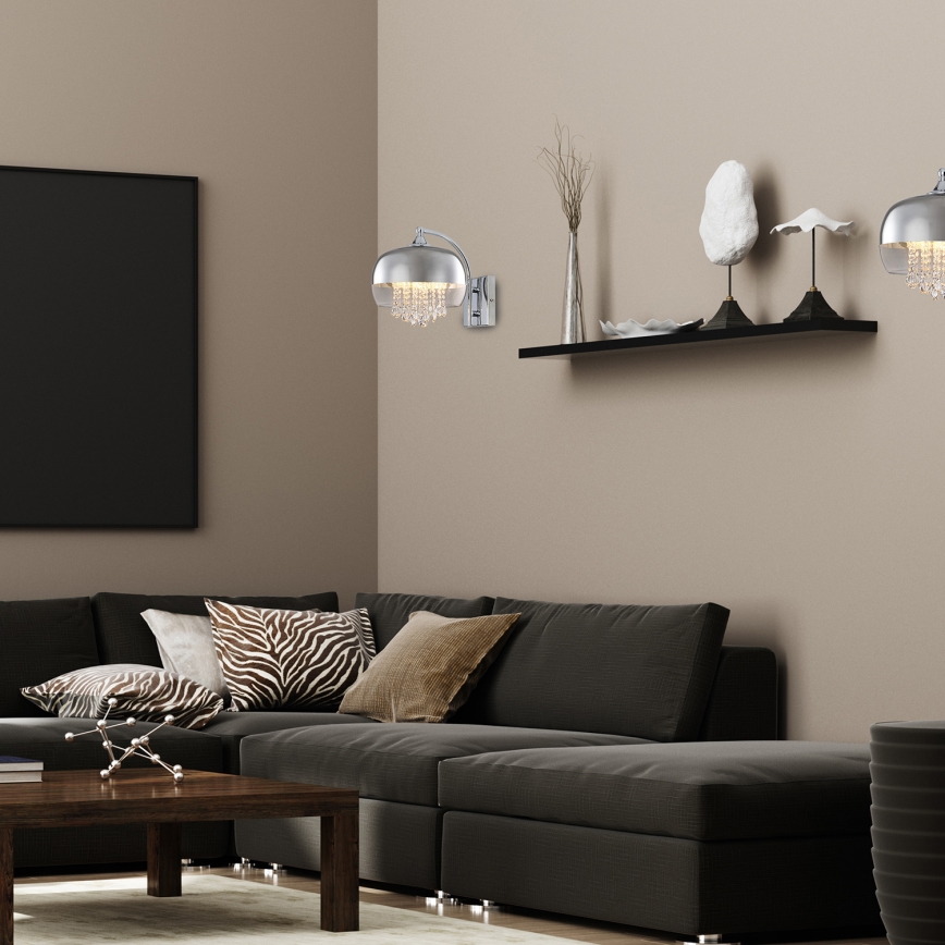 LED Sienas gaismeklis LUNA 1xE14/40W/230V
