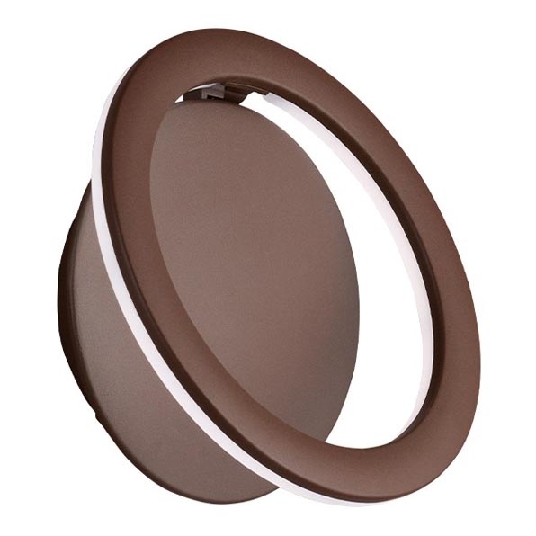 LED sienas gaismeklis PALERMO LED/16W/230V brūns
