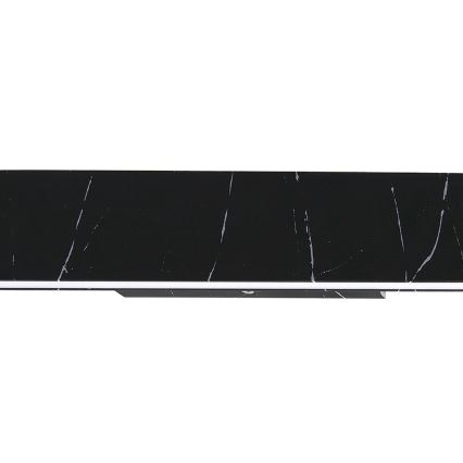 LED Sienas gaismeklis PIERCE LED/12W/230V 30 cm melns
