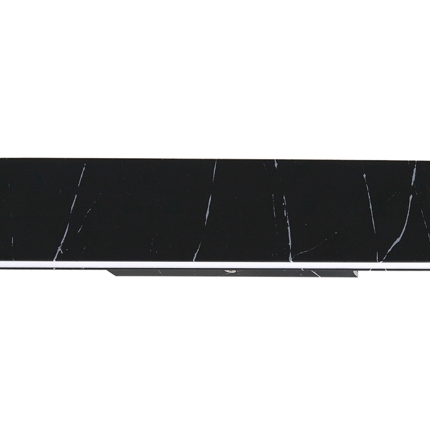 LED Sienas gaismeklis PIERCE LED/12W/230V 30 cm melns