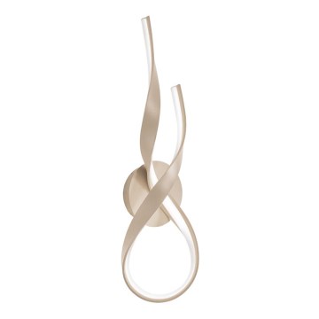 LED sienas gaismeklis RIBBON, 21 W, 230 V, bēšs