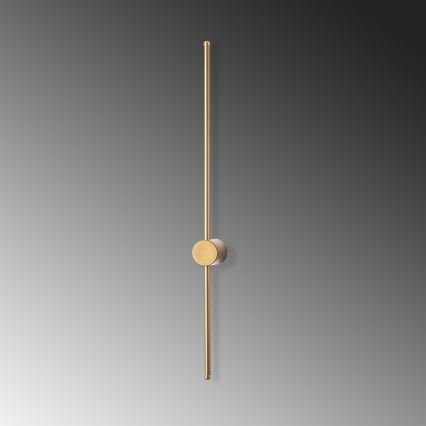 LED sienas gaismeklis SWORD LED/13W/230V 3000K, matētas zelta krāsas