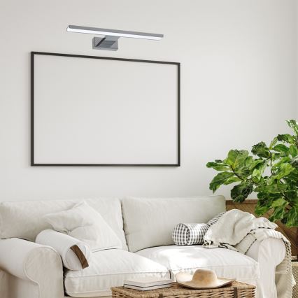 LED sienas gaismeklis vannas istabai SHINE LED/7W/230V 30 cm IP44 spīdīga hroma apdare