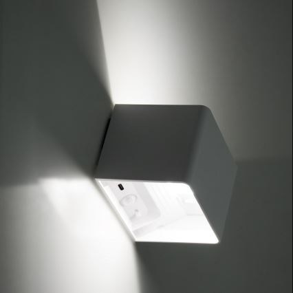 LED Aptumšojama sienas skārienvadāma lampa ar sensoru MIRI LED/2,5W/3,7V 3000/4000/6400K 4000 mAh balta