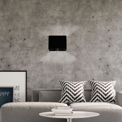 LED Aptumšojama sienas skārienvadāma lampa ar sensoru MIRI LED/2,5W/3,7V 3000/4000/6400K 4000 mAh melna