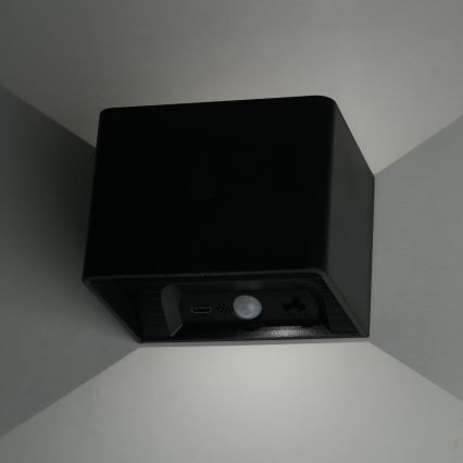 LED Aptumšojama sienas skārienvadāma lampa ar sensoru MIRI LED/2,5W/3,7V 3000/4000/6400K 4000 mAh melna