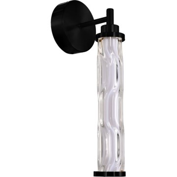 LED sienas lampa CORTE LED/10W/230V melna