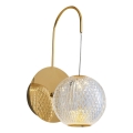 LED sienas lampa CREMONA LED/5W/230V 3000K zeltaina