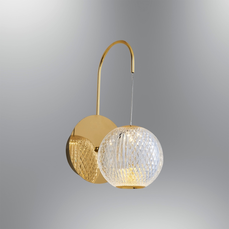 LED sienas lampa CREMONA LED/5W/230V 3000K zeltaina
