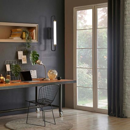 LED sienas lampa FELICJA LED/14W/230V 4000K melna