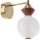 LED sienas lampa FLORES LED/7W/230V zelta/brūna