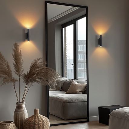 LED Sienas lampa LAGOS 2xG9/3W/230V 4000K melna