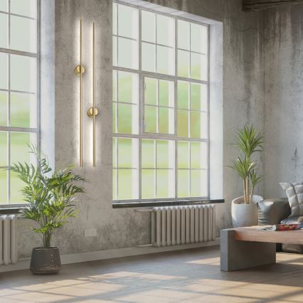 LED sienas lampa LANA LED/12W/230V 4000K matēta zelta