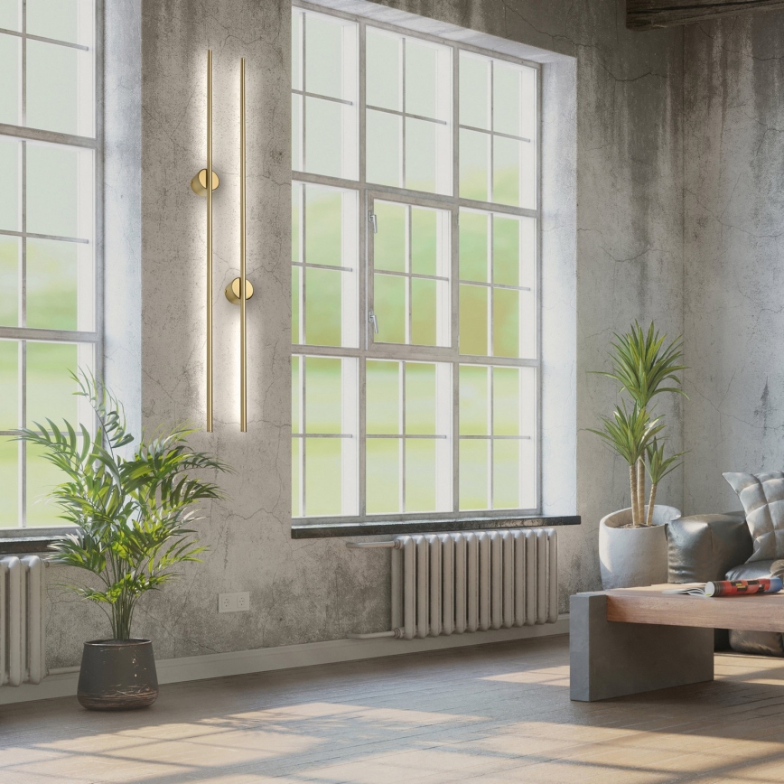 LED sienas lampa LANA LED/12W/230V 4000K matēta zelta