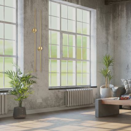 LED sienas lampa LANA LED/12W/230V 4000K matēta zelta