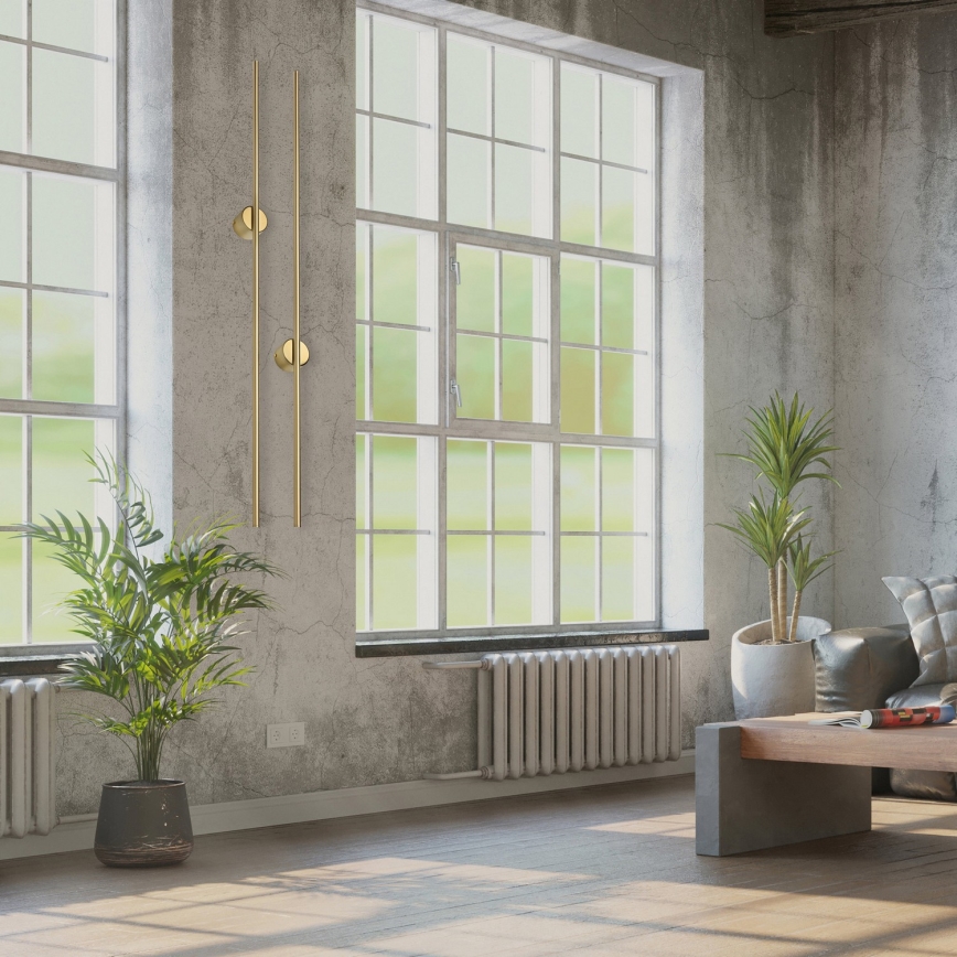 LED sienas lampa LANA LED/12W/230V 4000K matēta zelta