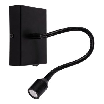 LED Sienas lampa LECTOR LED/2,5W/230V melna
