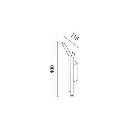 LED Sienas lampa LED/10W/230V 3000K