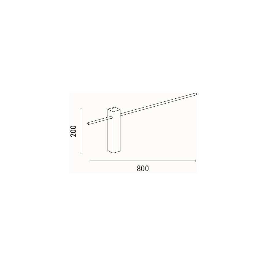 LED Sienas lampa LED/10W/230V 3000K