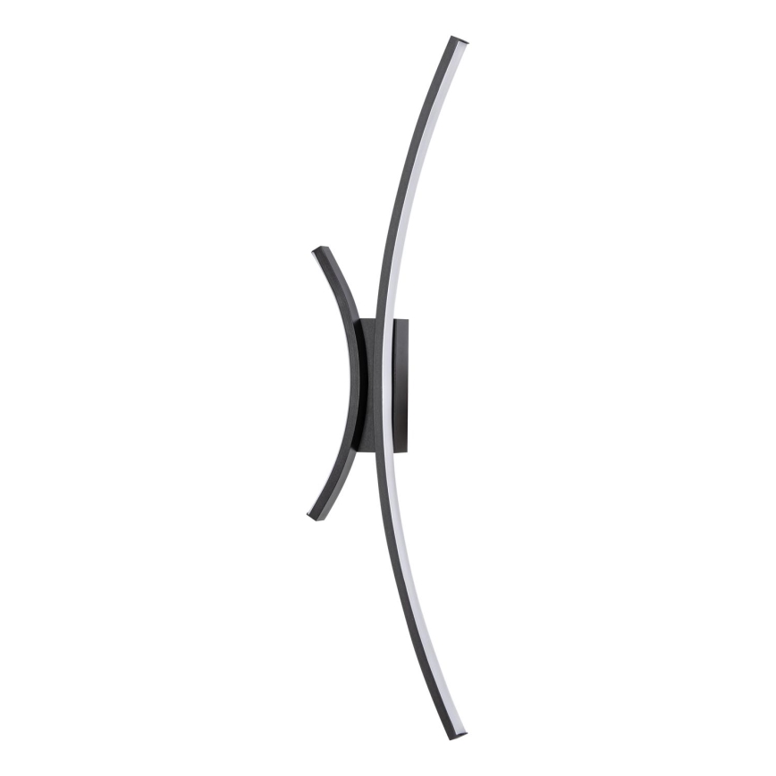 LED Sienas lampa LED/12W/230V 3000-6000K melna