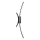 LED Sienas lampa LED/12W/230V 3000-6000K melna