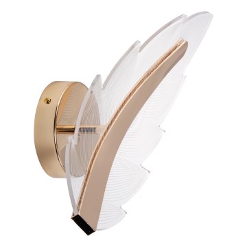 LED Sienas lampa LED/12W/230V 3000-6500K zelta