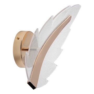 LED Sienas lampa LED/12W/230V zelta