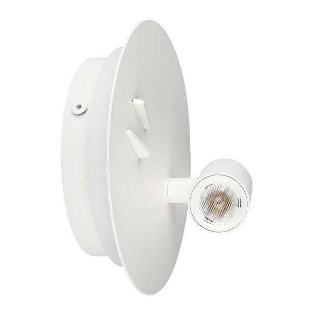 LED Sienas lampa LED/3W/230V + LED/6W/230V 3000K balta