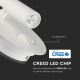 LED Sienas lampa LED/3W/230V + LED/6W/230V 3000K balta