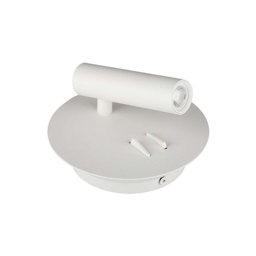 LED Sienas lampa LED/3W/230V + LED/6W/230V 3000K balta