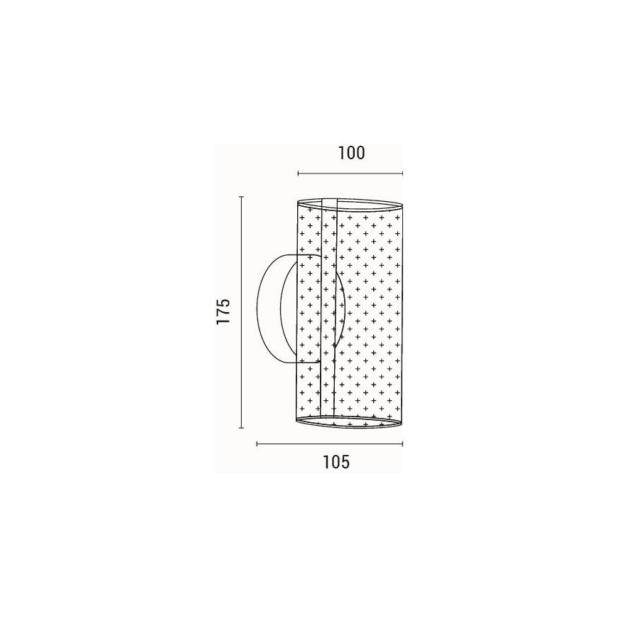 LED Sienas lampa LED/8W/230V 3000K