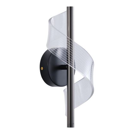 LED Sienas lampa LED/8W/230V 3000K melna