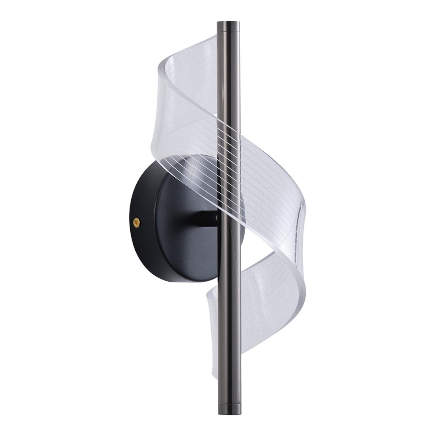 LED Sienas lampa LED/8W/230V 3000K melna