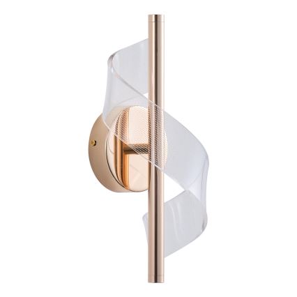 LED Sienas lampa LED/8W/230V 3000K zelta