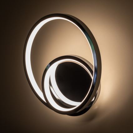 LED Sienas lampa LUCERO LED/13W/230V spīdīgi hromēts