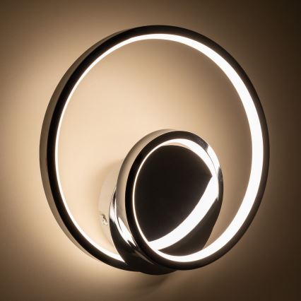 LED Sienas lampa LUCERO LED/13W/230V spīdīgi hromēts