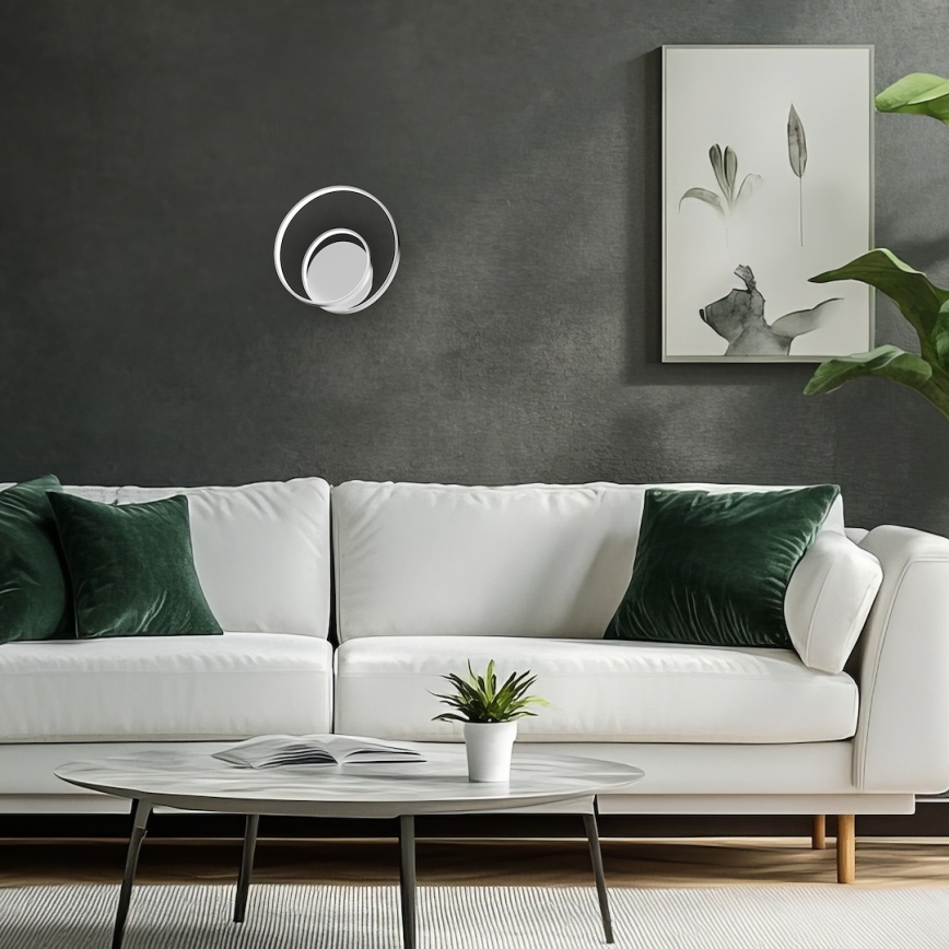 LED Sienas lampa LUCERO LED/13W/230V spīdīgi hromēts