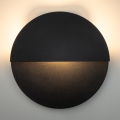 LED Sienas lampa LUNA LED/7W/230V d. 36 cm melna