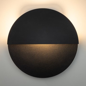 LED Sienas lampa LUNA LED/7W/230V d. 36 cm melna