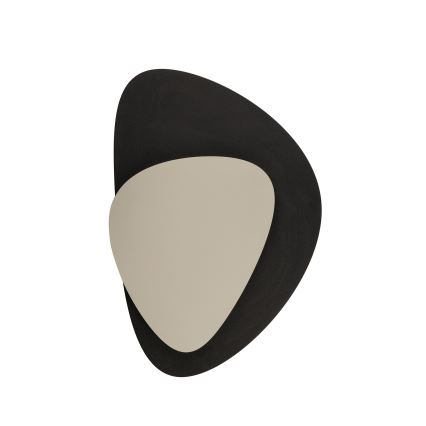 LED Sienas lampa PEDRA LED/7W/230V melna/bēša