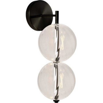 LED sienas lampa PLAYA LED/10W/230V melna